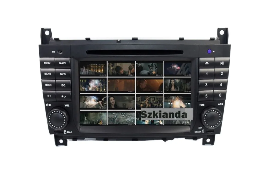 7 дюймов 2 Din автомобильный DVD плеер для Mercedes Benz W203 W209vW169 W219 A Class A160 C класс C180 C200 CLK200