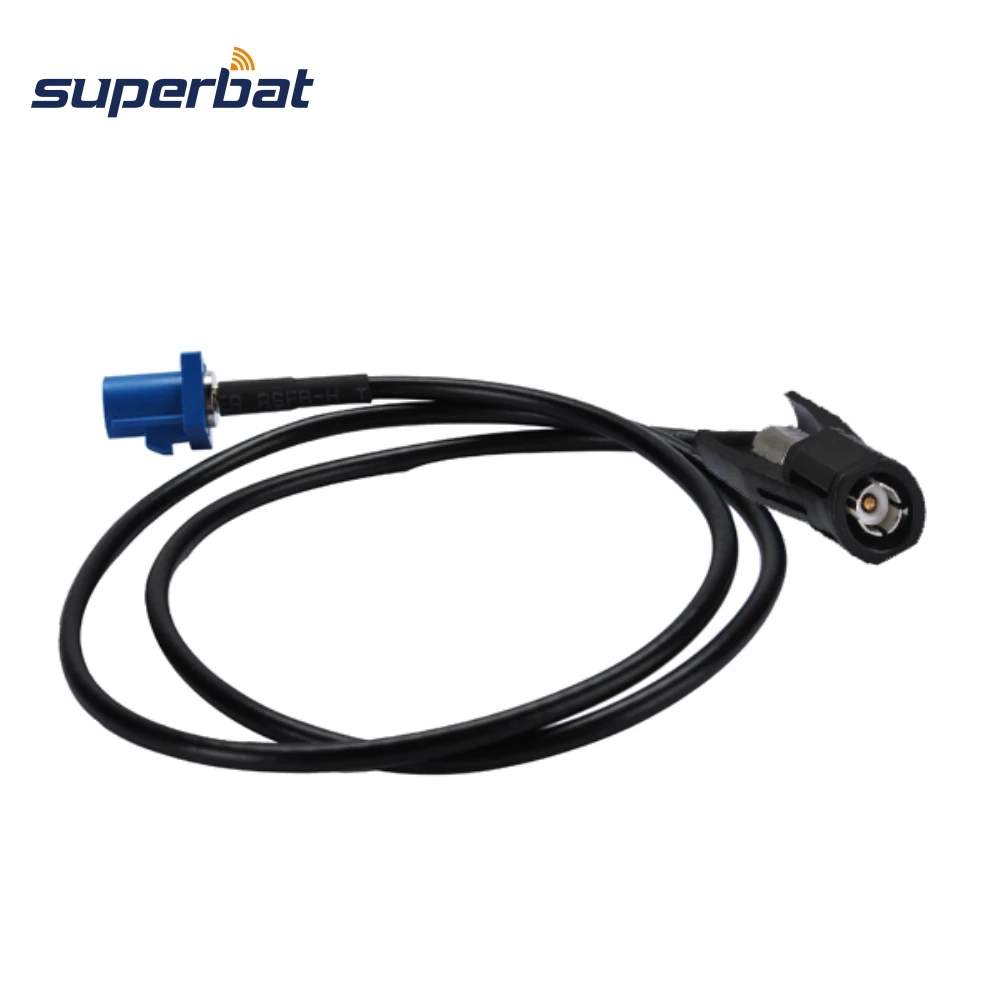 

Superbat GPS Antenna Extension Cable AVIC F220 Grey Female to Fakra C Male Straight Pigtail Cable RG174 50cm