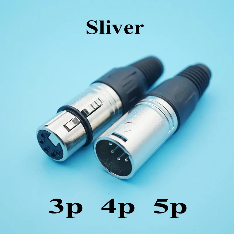 50 шт./лот 3/4/5 Pin XLR разъем штекер/гнездо адаптер крепление для аудиопанели