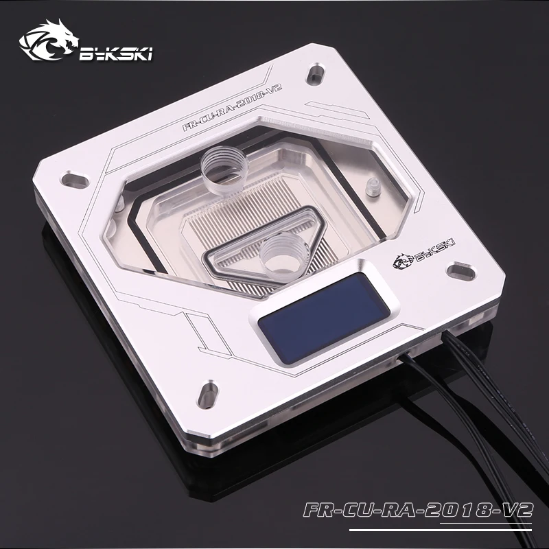 Bykski cpu водоблок 2011 115X платформа I7 температура цифровой дисплей Мониторинг материнская плата AURA FR-CU-RA-V2