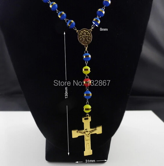 Лидер продаж трехцветное силиконовое ожерелье из нержавеющей стали белого