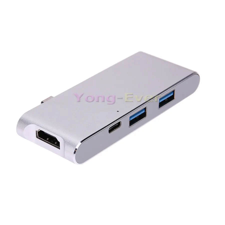 6 в 1 USB C Тип 3 концентратор ж/Тип Мощность доставки зарядная док станция с