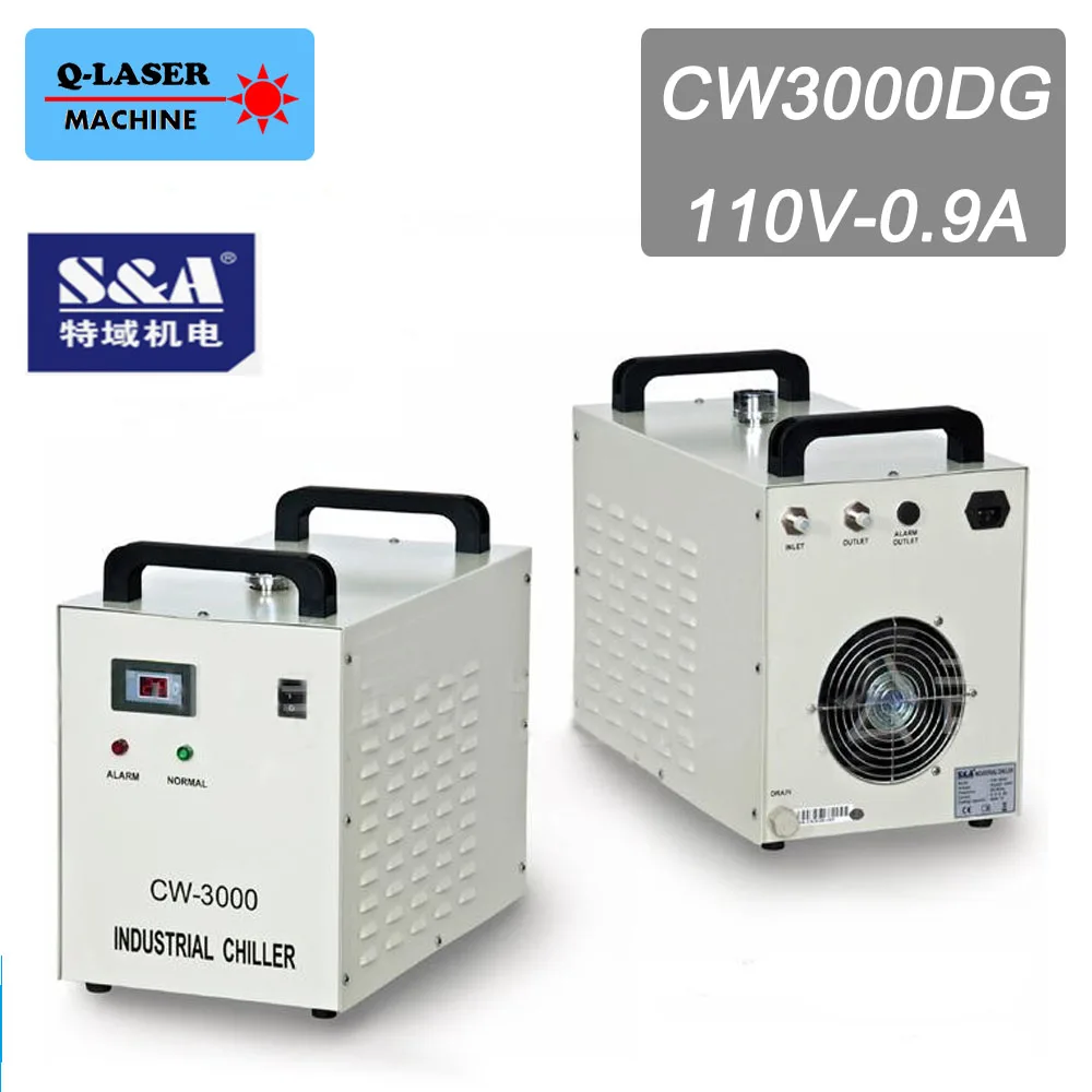 Teyu S & A 110 В CW3000DG Co2 лазерный промышленный охладитель для лазерной гравировки и
