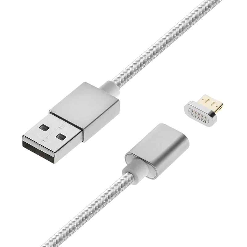 Moveski M3 2 в 1 Магнитный зарядный кабель darrint Lighting и Micro USB для синхронизации с