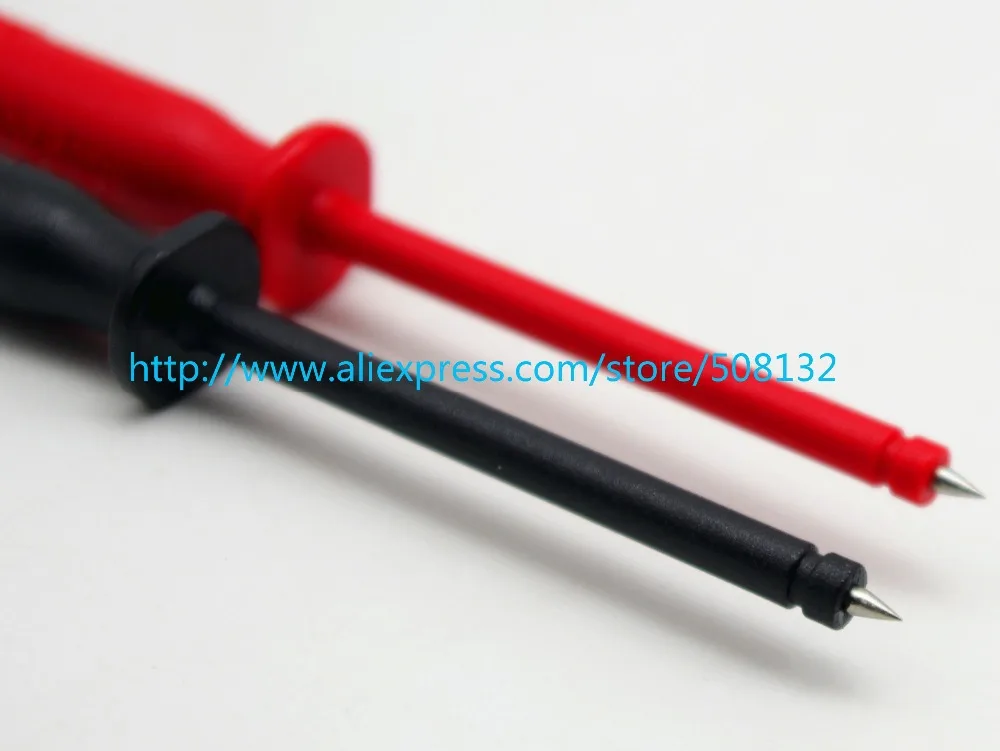 Пробивной игла Неразрушающий тест зонд с 4 мм разъемом банана красный +