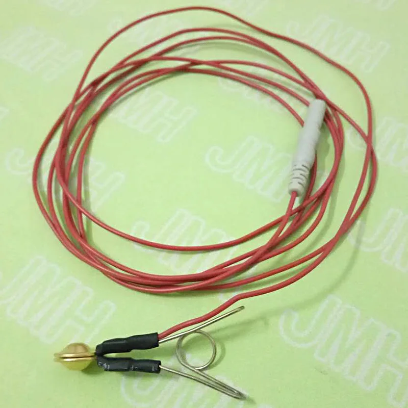 2pcs High quality Din 1.5mm Ear clip electrode sleep brain EEG cable |