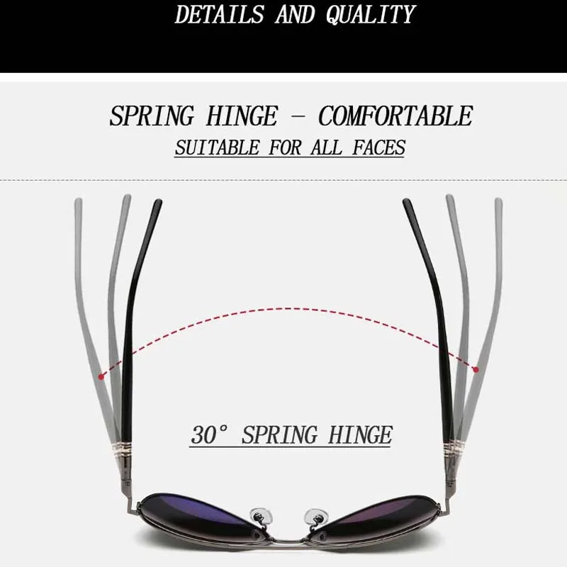 Men's Sunglasses Brand Designer Pilot Polarized Male Sun Glasses Eyeglasses gafas oculos de sol masculino For Man Driver | Автомобили