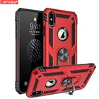 Милитари кольцо Броня Застежка чехол для iPhone XS Max X XR 6 6 s 7 8 plus + 6p 7p 8 p крышка кольцо пряжки чехлы для iPhone 8 7 6 s Plus