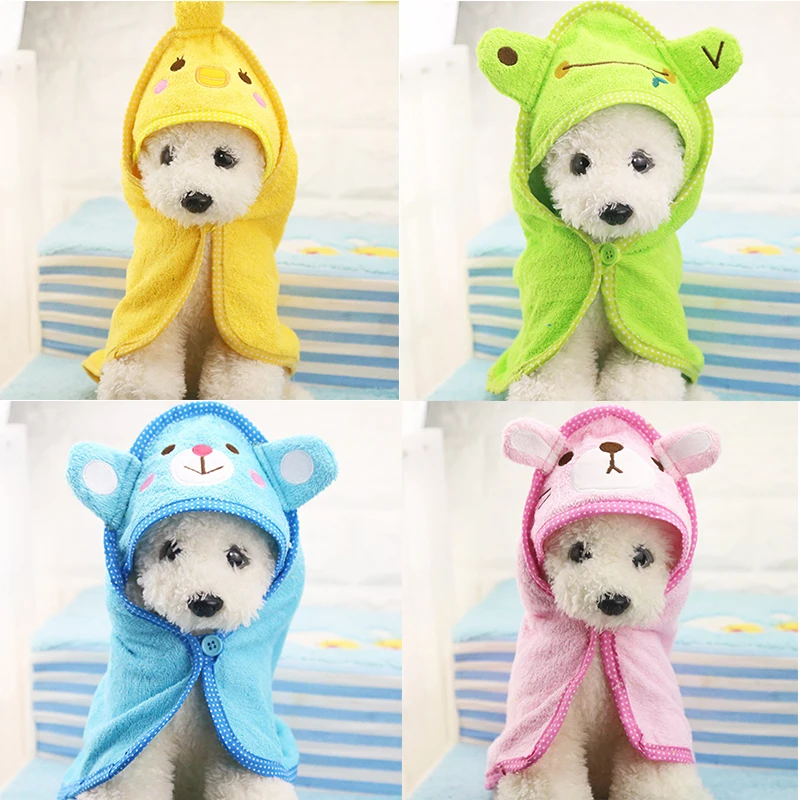 Hoomall милое полотенце для собак мягкое сушильное банное кошек милых мультяшных