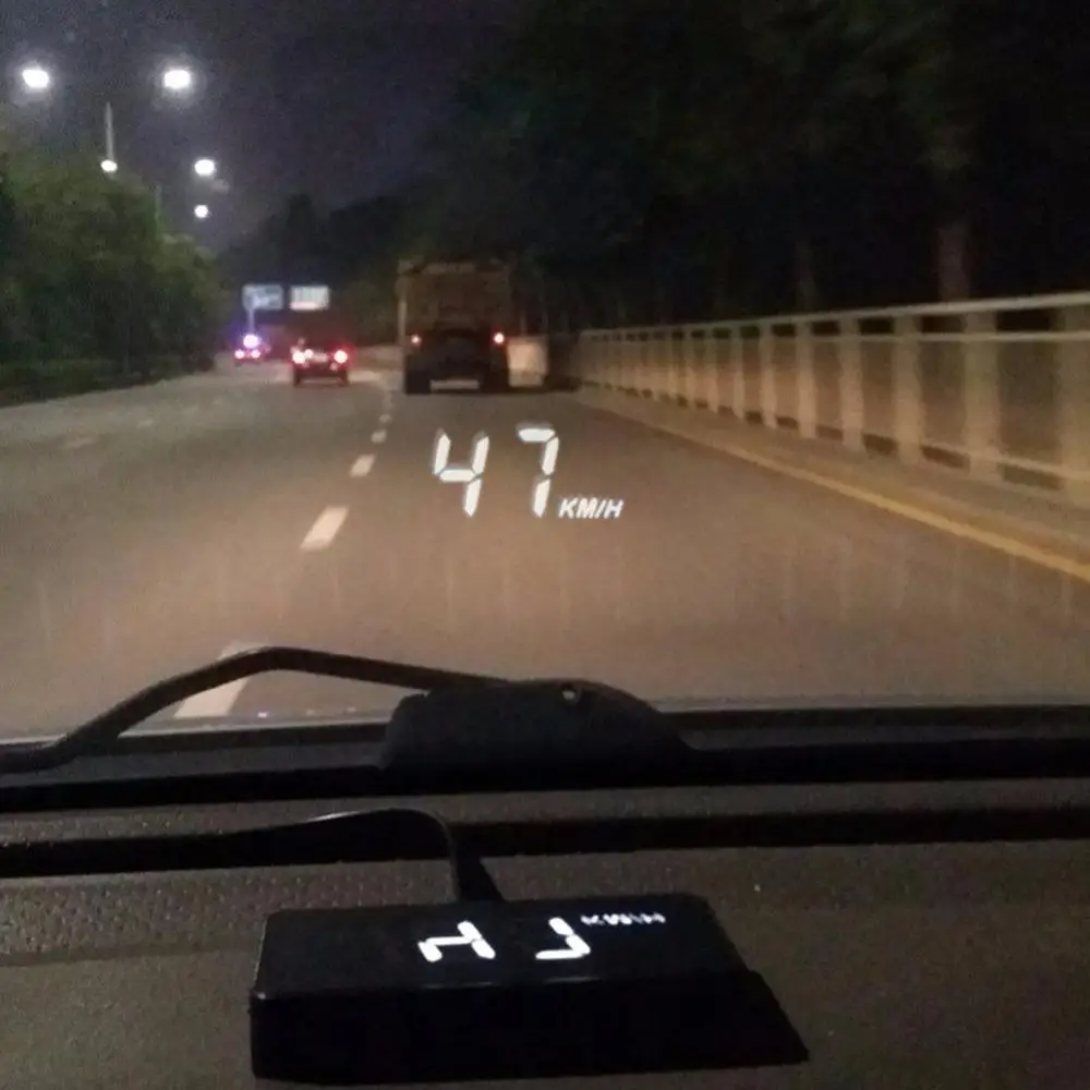 Автомобильный HUD Дисплей OBD2 II EUOBD превышение скорости Предупреждение Системы проектор для ветрового стекла автоматический электронный Напряжение сигнализации автомобиля аксессуары