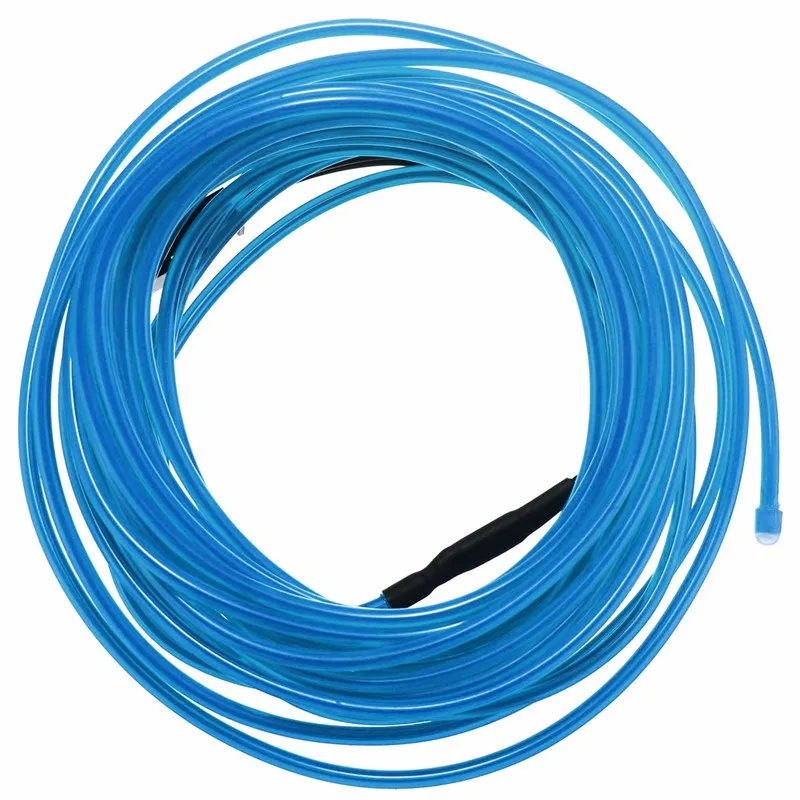 5 м многоцветный гибкий неоновый электропровод трубка светодиодная полоса