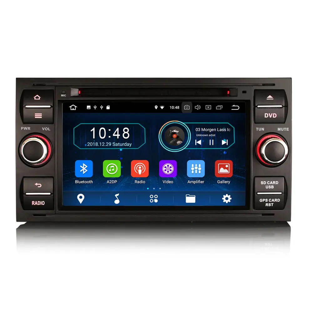 Erisin ES3931FB PX30 Android 8 1 Автомобильный мультимедийный плеер 7 &quotавтомобильный DVD gps для