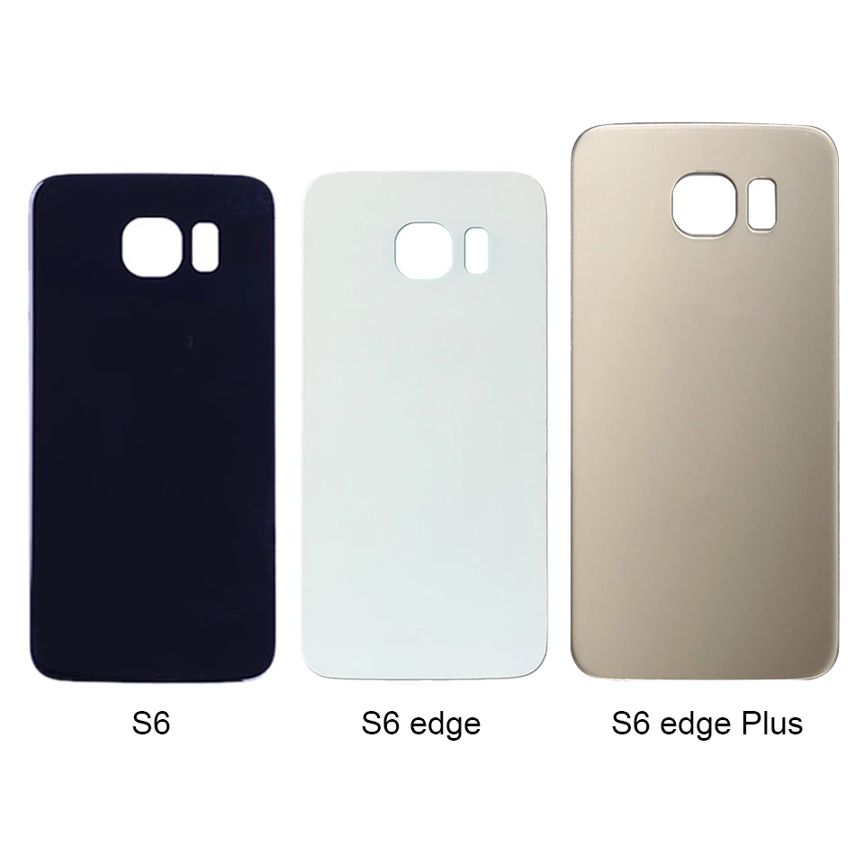 Оригинал для SAMSUNG S6 Edge Plus задняя крышка стеклянный чехол батареи корпус запасной