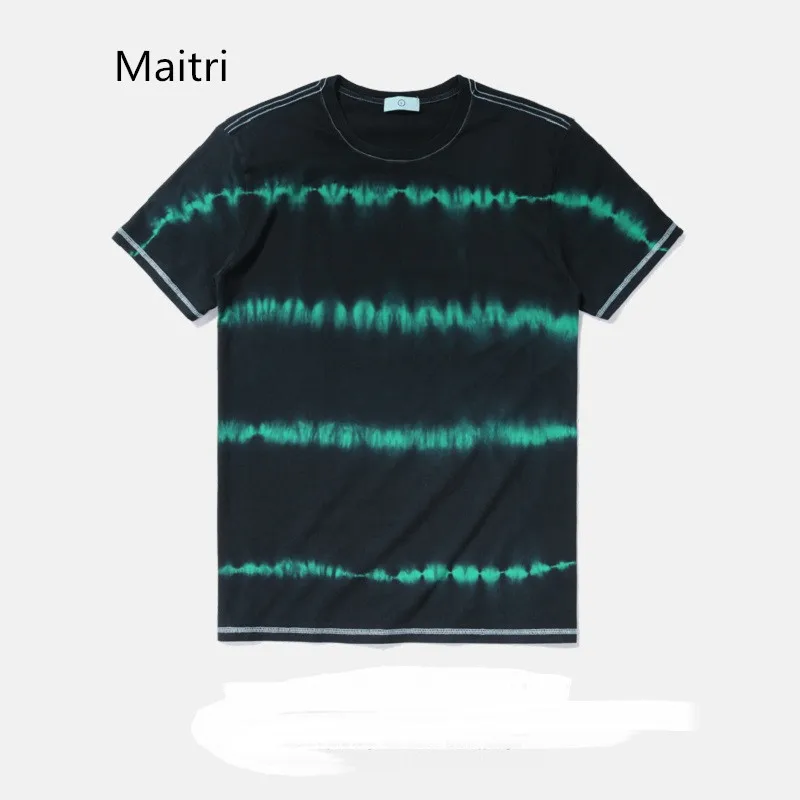 2017 Лето Высокое Качество Тис Летний Новый мужская Футболка Улица ЭКГ Толстый