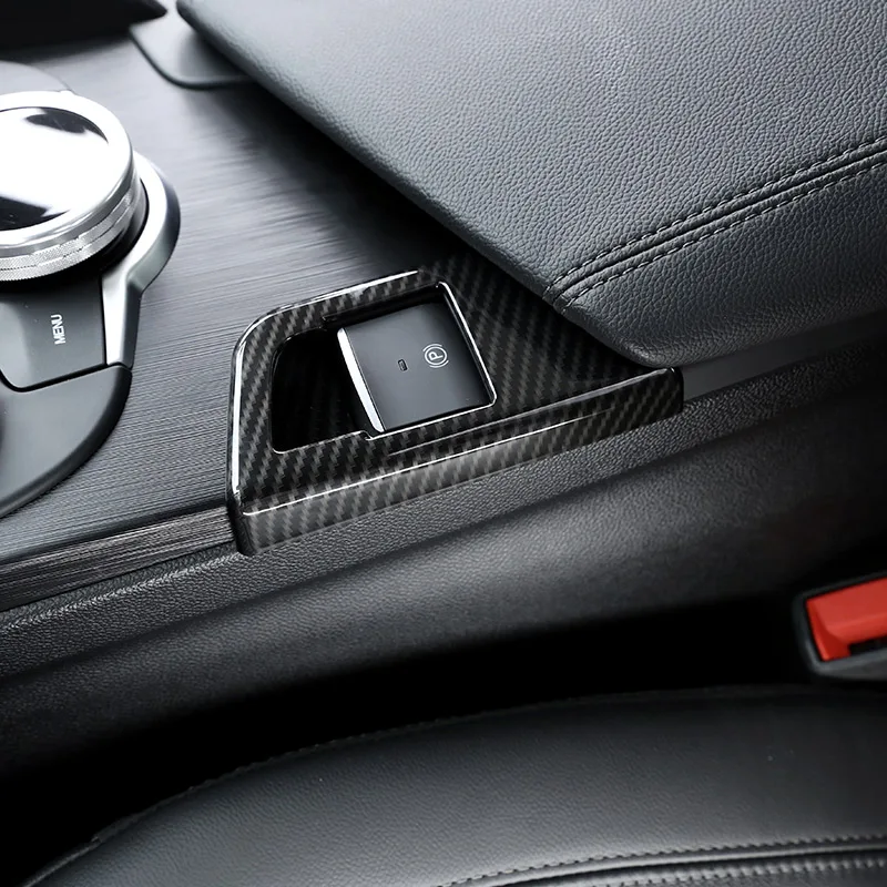 Для Alfa Romeo Giulia 2017 2018 2019 ABS Chrome Carbon fiber Electronic украшение ручного тормоза Cover Trim P Shift