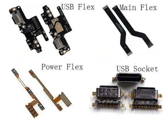 Для Xiaomi Redmi Note 7 штепсельная Вилка USB для зарядки гибкий + основной кабель разъем