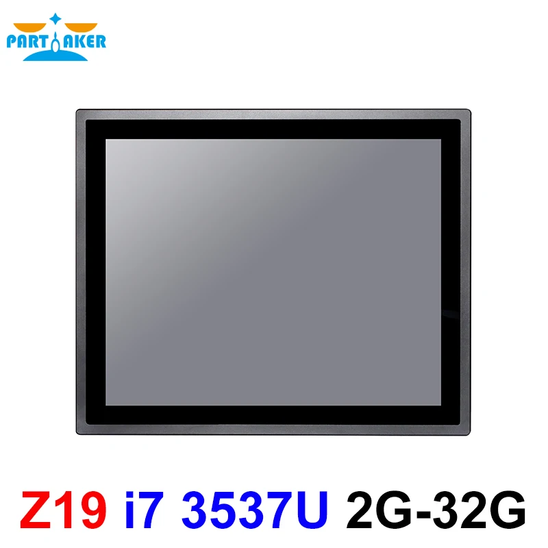17 Inch IP65 Industrial Touch Panel PC Intel Core i7 3537U All in One Computer with Windows and Linux 10 Points Capacitive TS