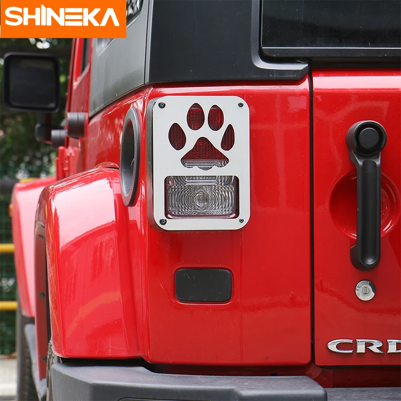 SHINEKA железная задняя фара защитная задсветильник стоп светильник для Jeep Wrangler JK 2007