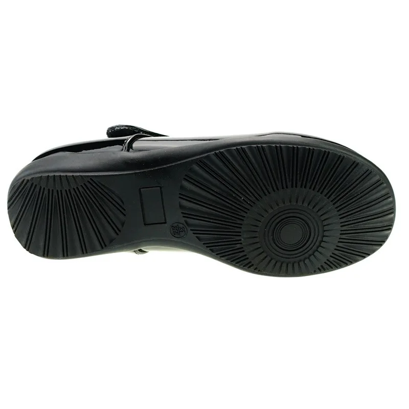 Детская школьная обувь из кожи с натуральным лицевым покрытием для девочек