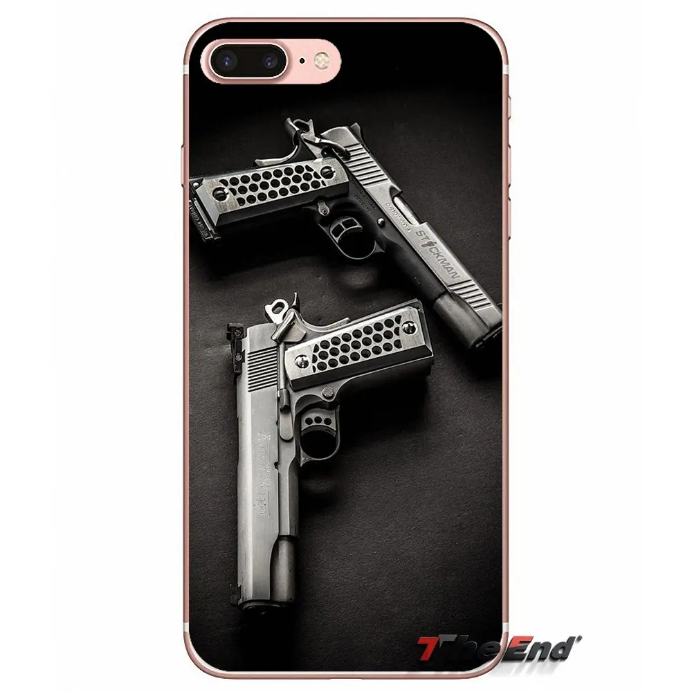 Дизайнерский чехол для Huawei P Smart Y6 P8 P9 P10 Plus Nova P20 Lite Pro Mini 2017 SLA L02 L22 2i Pistolas Glock оружие