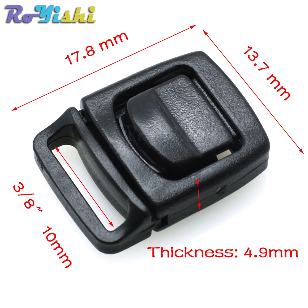 3/8&quotPlastic Buckles For Lanyard Worker Tag ID Card Holder Accessories Webbing 10mm | Дом и сад