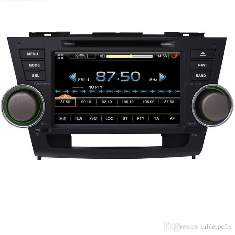 8 &quotАвтомобильный dvd плеер с GPS (opt) аудио Радио стерео BT/TV автомобильный