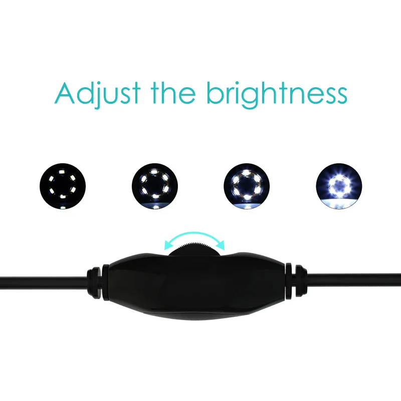 ANBES Ear Cleaning Endoscope HD720P Visual 3 in 1 USB 6 LED Mini Camcorders Borescope For Health Care Spoon With Camera | Электроника