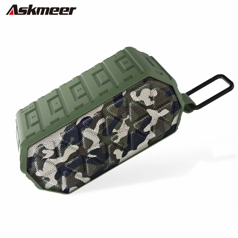 Askmeer X8 миниатюрная Водонепроницаемая беспроводная Bluetooth колонка ударопрочный