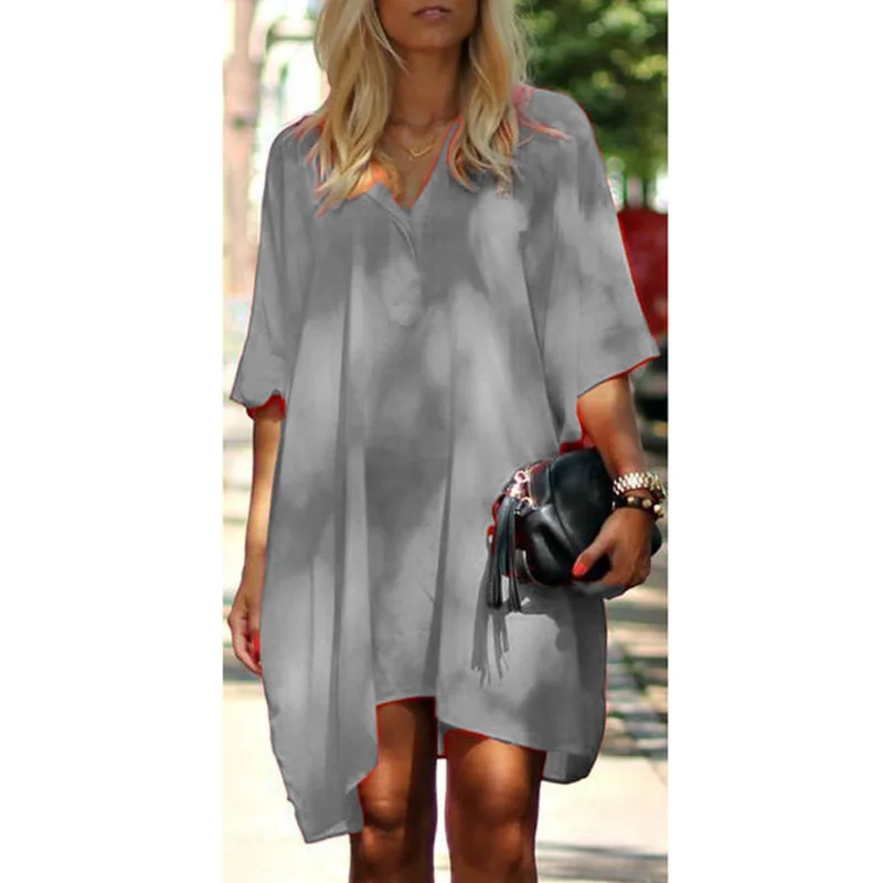 Платье-рубашка большого размера белое платье Xxxl Robe BLANCHE женское летнее Vestido Verano 2019