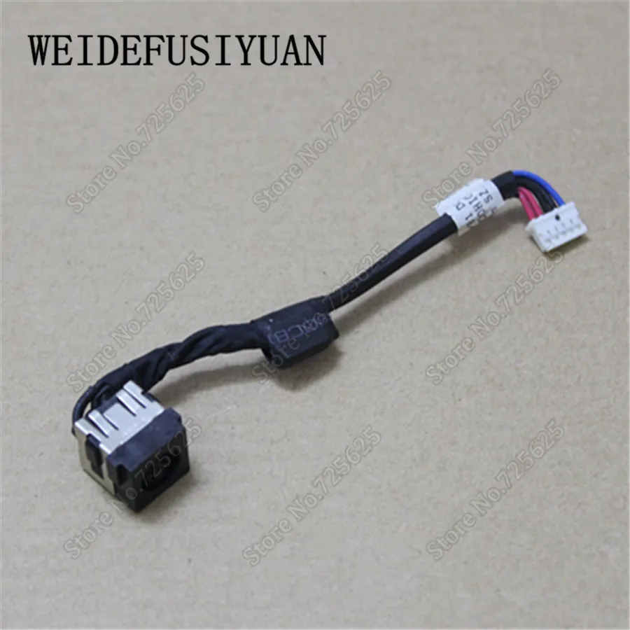 

10pcs/lot DC Power Jack Harness Port Connector Socket with Wire Cable for Dell Latitude E6430 / E6430-ATG DXR7Y