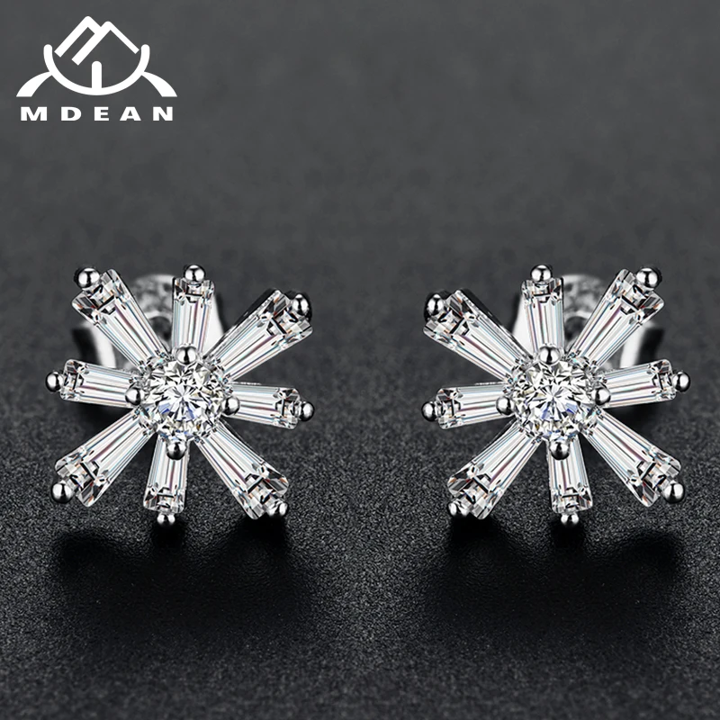 Серьги подвески MDEAN модные серьги белого и золотого цвета ювелирные изделия для