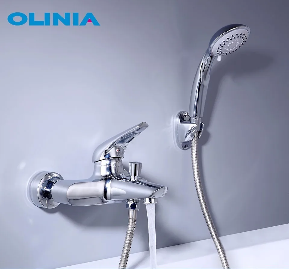 Olinia, смеситель для душа для ванной комнаты, набор для душа, система, смеситель, современный, холодный и горячий, один держатель OL7192