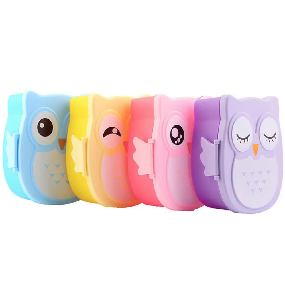 1 шт. пластиковый контейнер для еды в виде совы|picnic container|food containerdinner box |