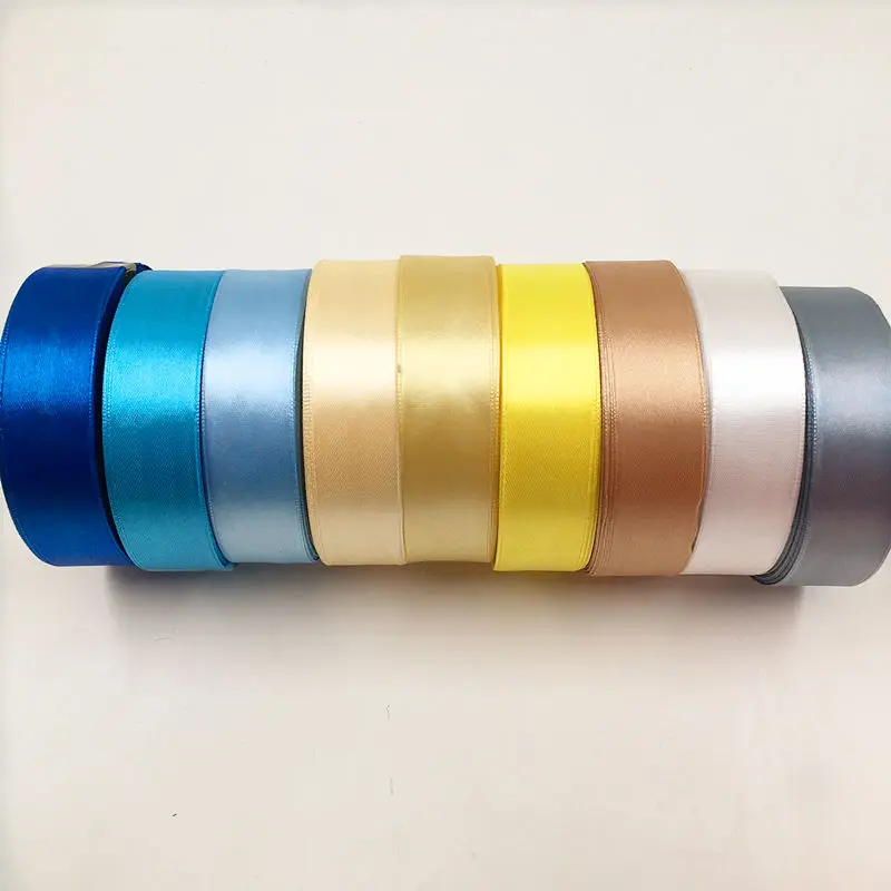 Атласная лента для украшения свадебной вечеринки 25 мм ярдов 22 м|silk ribbon supplies|party party