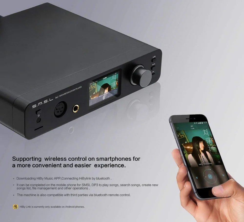 USB декодер SMSL DP3 DSD HIFI Цифровой поворотный диск/жесткий диск/Wi Fi/Bluetooth 4 0 LAN Сетевой