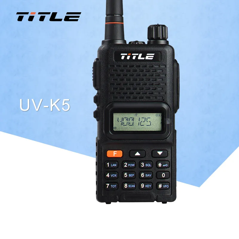 (1 шт.) черное портативное радио KSUN UV K5 двухдиапазонное УВЧ 400 520 МГц fm