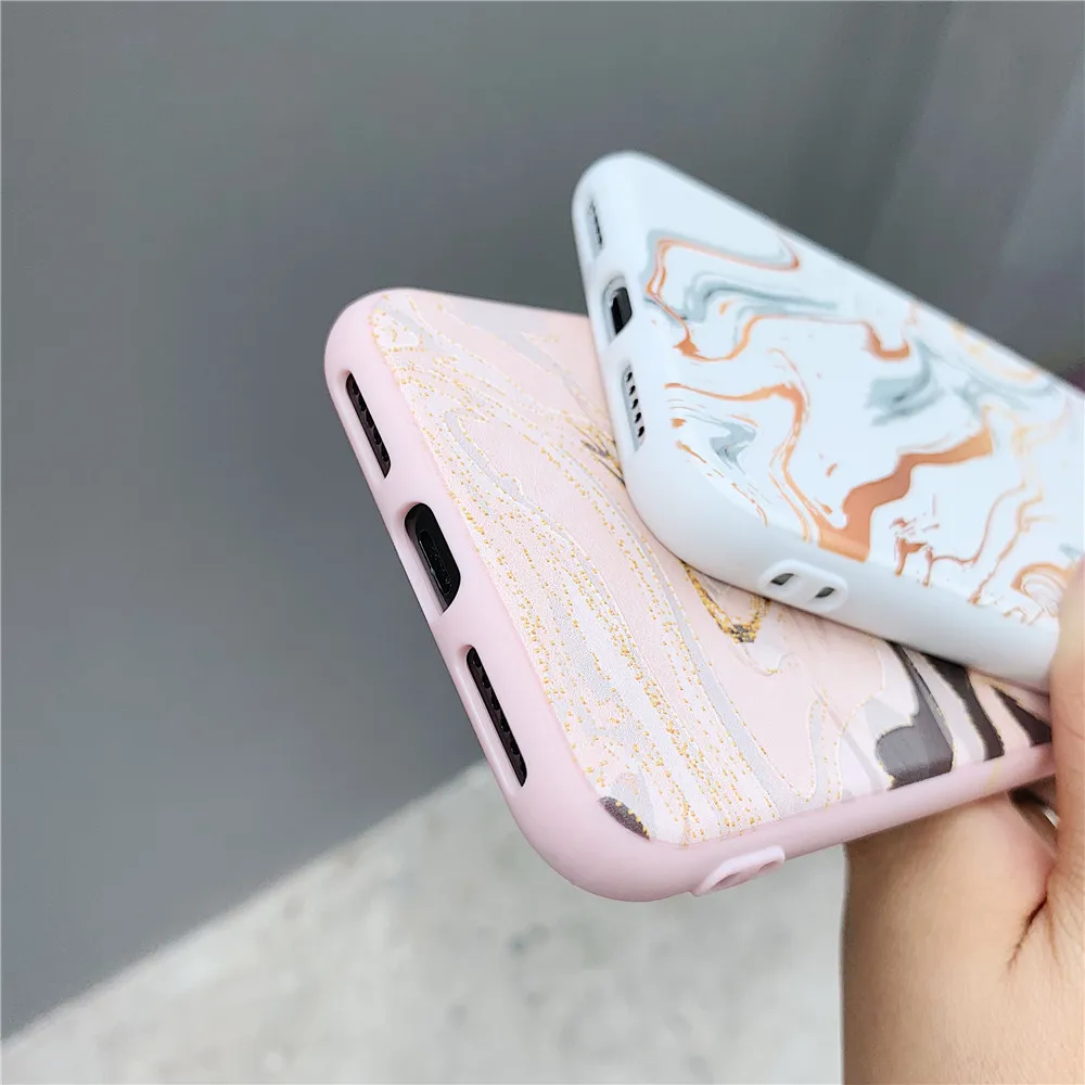 Чехлы для IPhone 7 роскошный чехол с мраморной текстурой Пномпеня 6S X 6 8 Plus Мягкий