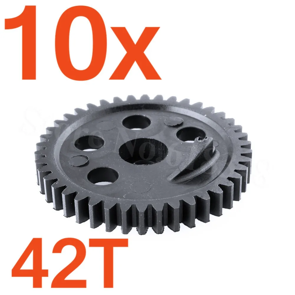 10 шт./лот RC HSP 06033 Spur Diff Gear 42T для 1/10 Nitro Power Buggy 94106 94166 94155 DESTRIER Warhead Redcat Racing | Игрушки и