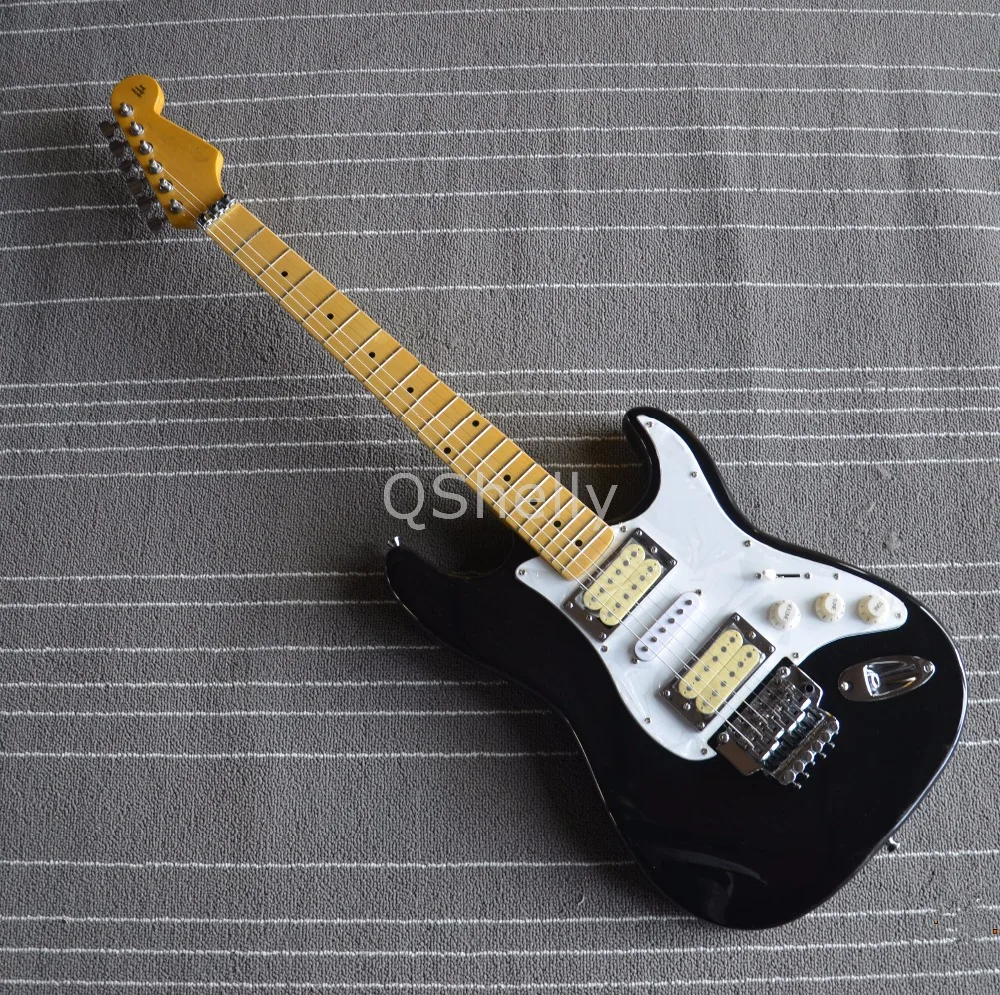 QShelly изготовленный на заказ крем 3 пикапа плавающий floyd rose гайка блокировки черная