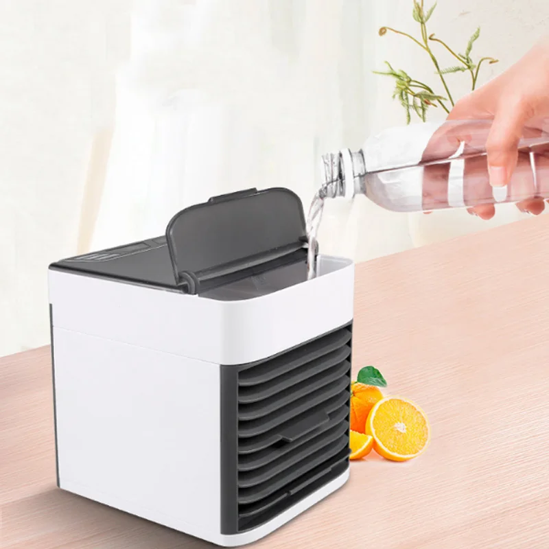 Usb мини портативный кондиционер увлажнитель воздуха очиститель 7 цветов лампа