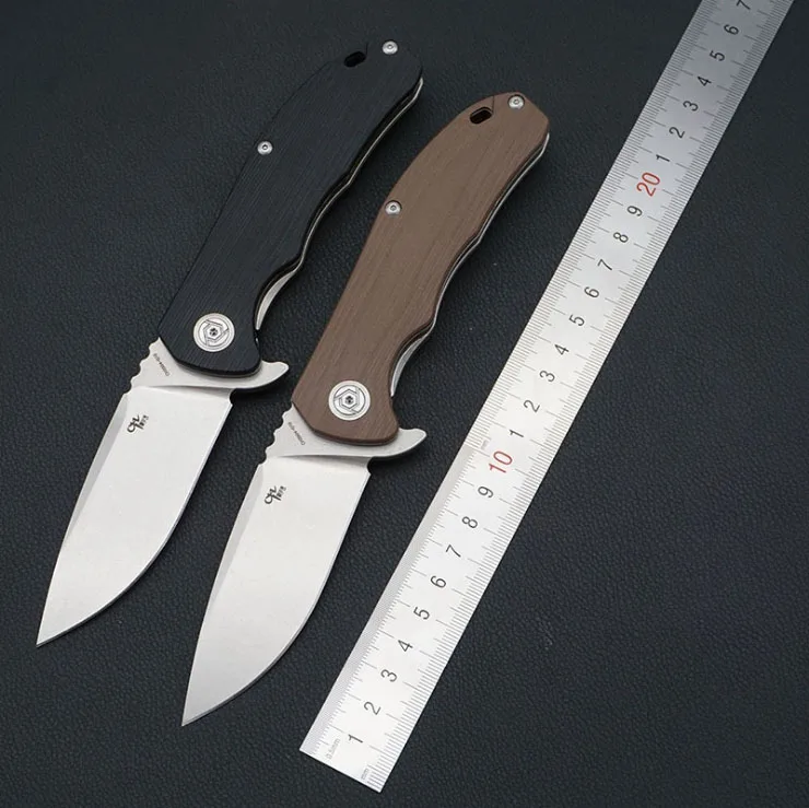 

Vellance CH3504 Folding Blade Knives Ball Bearing D2 Blade G10 Handle Tactical Survival Knife Tools Outdoor Camping Pocket Knife
