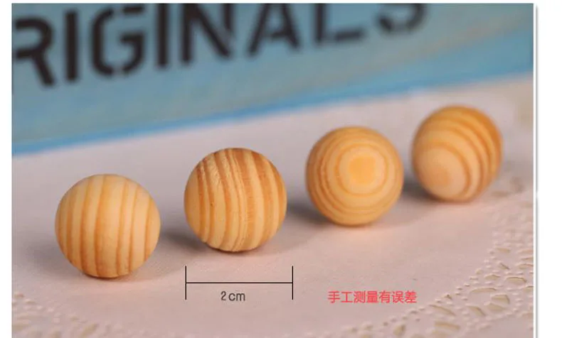 ANGRLY 5 шт./лот свадебное украшение кедровые молевые шары деревянные камфорные