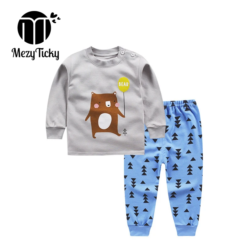 Boys Girls Autumn Winter Tiny Cottons Set Baby Clothes Teenage Children Boutique Pajamas Outfits for Kids Toddler Tracksuit | Детская