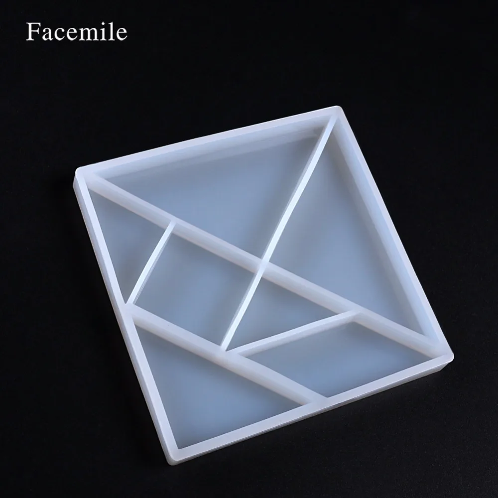 Facemile 1 шт. головоломка форма для эпоксидной смолы ювелирные изделия торт печенье