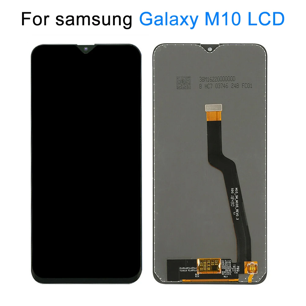

Original M10 LCD Screen For Samsung Galaxy M10 2019 SM-105 M105F M105DS LCD Display Touch Screen Digitizer With Glass protector