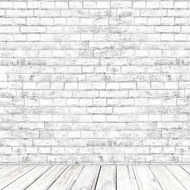 

Seamless thin Vinyl Photography background Computed Printed Brick walls and Wooden floors Backdrops for Photo studio F-1382