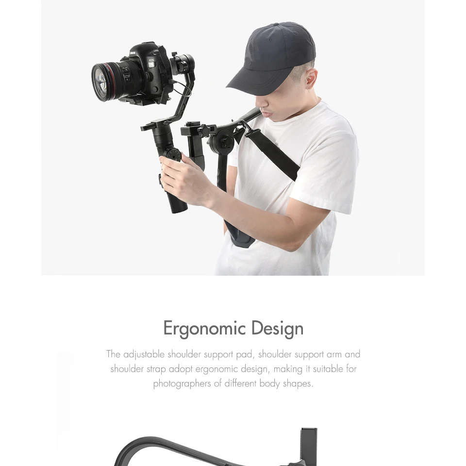 ZHIYUN официальный кран 2 Gimbal аксессуары трансмонтировать плечевой держатель Rig ручка держатель для ручного стабилизатора легко носить с собой