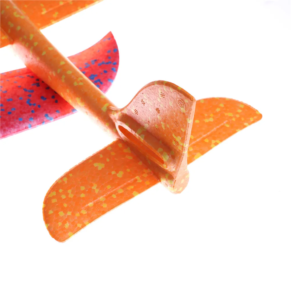 

1Pcs 3 Colors Outdoor Foam Hand Throw Airplane Launch Glider Plane Model Aircraft Inertial Kids Gift Toy