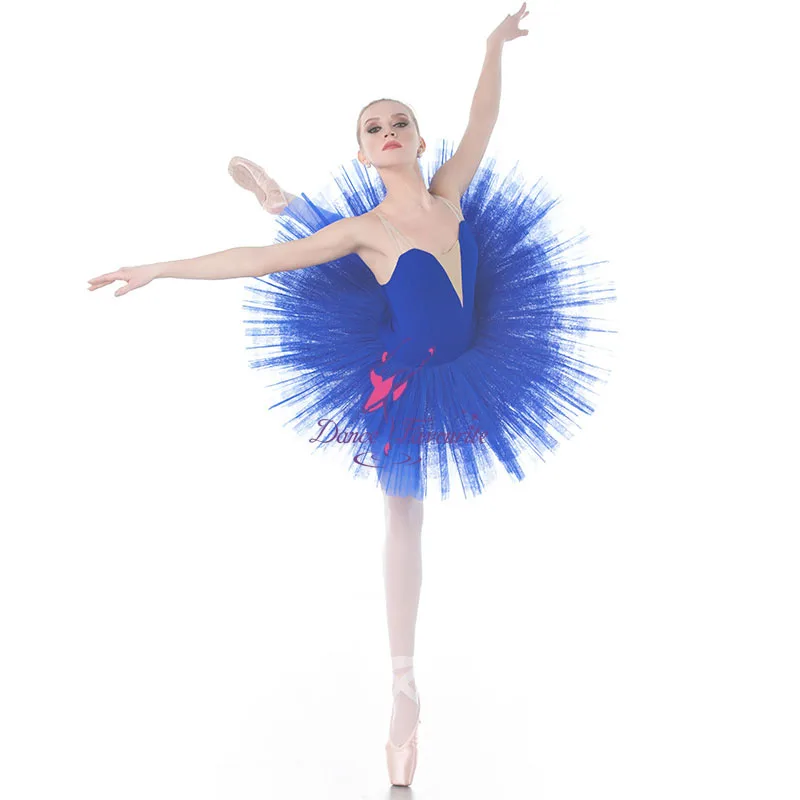 Royal blue Танцы любимые пре-профессиональная балетная пачка Для женщин балетные танцевальные костюмы занятий балетная пачка 7 слоев жесткого фатина балетная юбка-пачка - Цвет: Royal blue