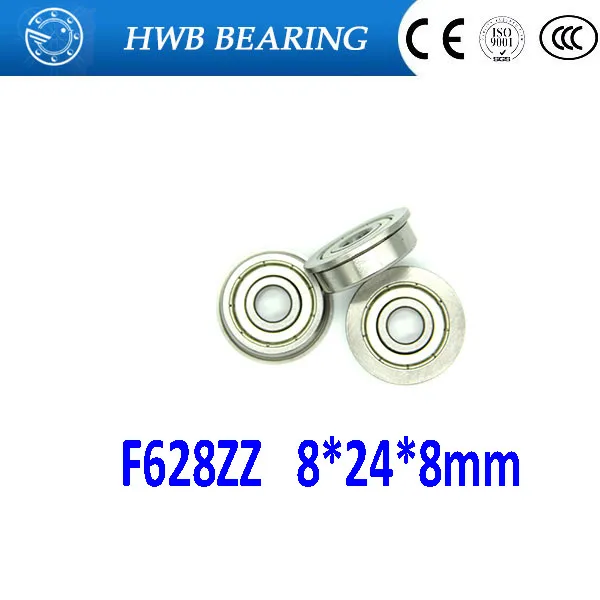 10 шт. фланцевые радиальные шарикоподшипники 8x24x8 мм|bearing 6205|bearing packbearing unit |
